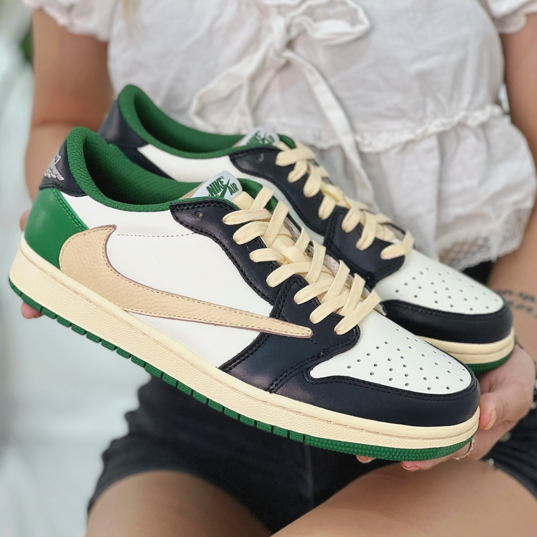 Travis Scott x Air Jordan 1 Low GREEN BLACK