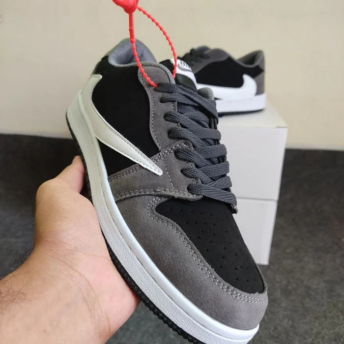 Travis Scott x Air Jordan 1 Low Grey White Black