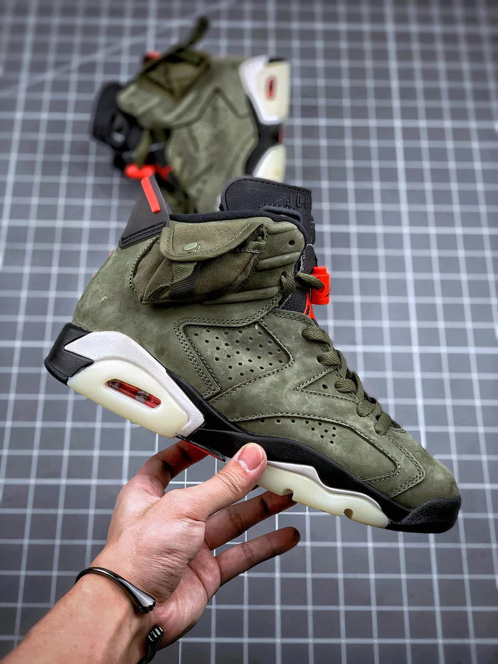 Travis Scott x Nike Air Jordan 6 Medium Olive