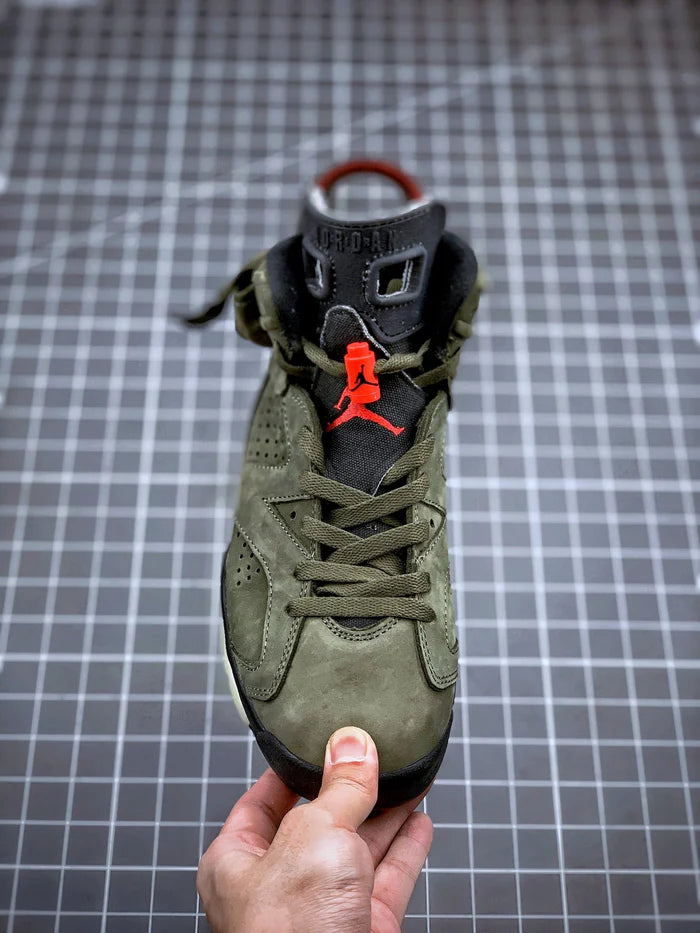 Travis Scott x Nike Air Jordan 6 Medium Olive