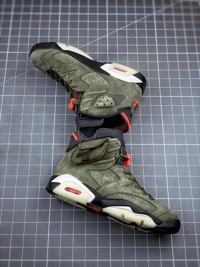 Travis Scott x Nike Air Jordan 6 Medium Olive