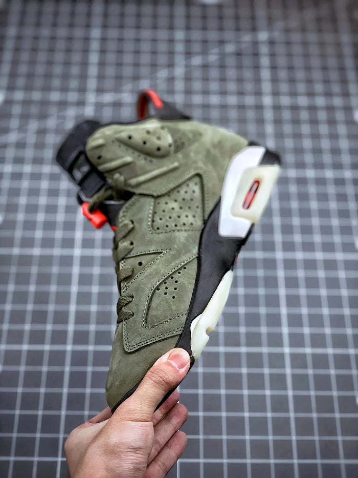 Travis Scott x Nike Air Jordan 6 Medium Olive