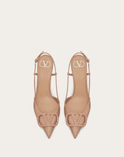 Valentino Beige Lace Up Heels