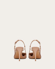 Valentino Beige Lace Up Heels