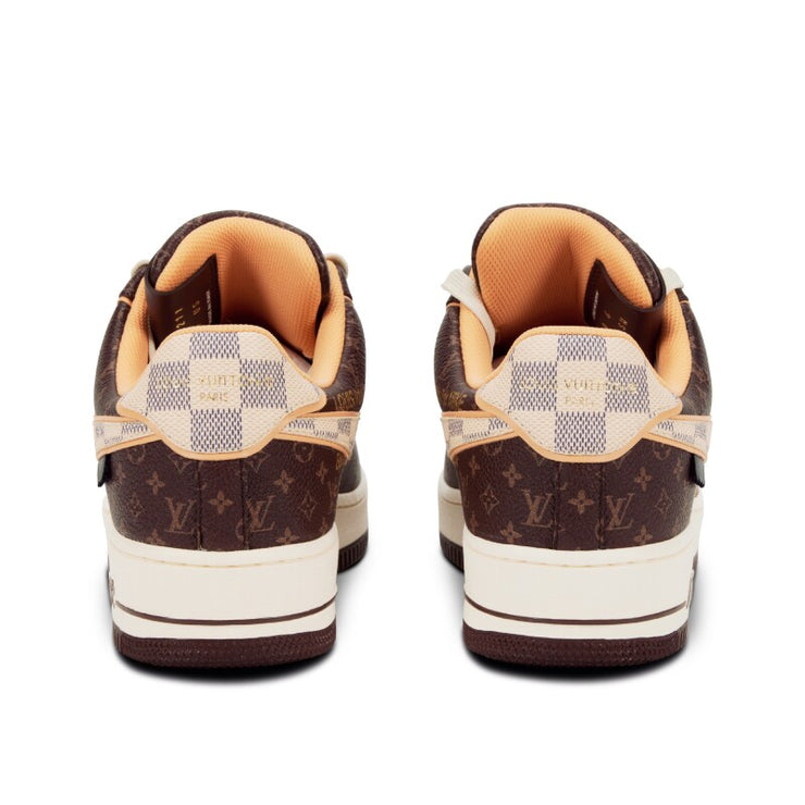LOUIS VUITTON x NIKE AIR FORCE 1 LOW By Virgil Brown Damier Azur